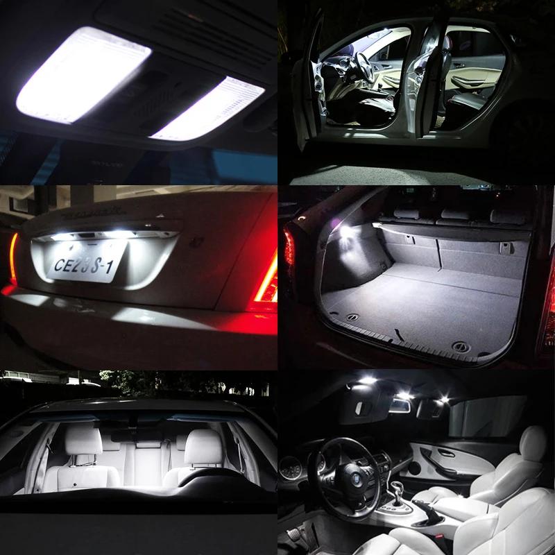 Kit d'ampoules d'intérieur LED, lampe Canbus pour Toyota Corolla Rumion 2007 2008 2009 2010 2011 201