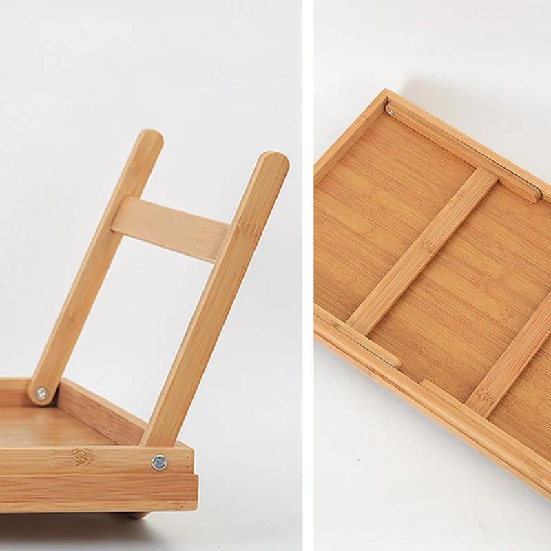 Table d'ordinateur pliable de 50 cm, support pour ordinateur portable, plateau de petit-déjeuner, pl