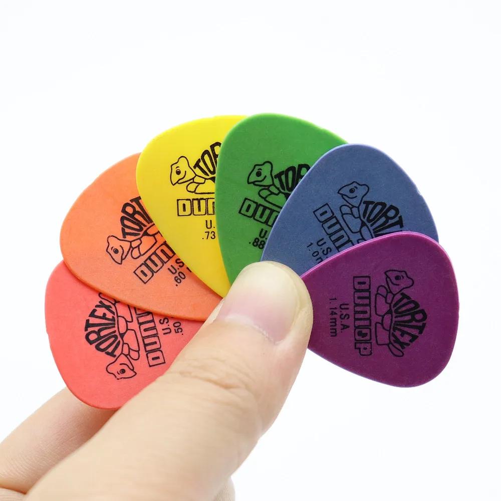 Dunlop – plectres de guitare électrique, 50 pièces, pièces, accessoires, 6 types d'épaisseur