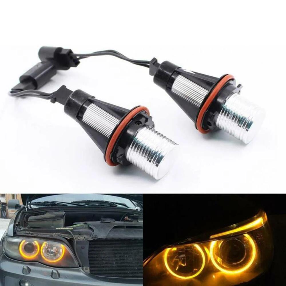 Ampoules de marqueur yeux d'ange, phares lumineux de remplacement, accessoire de voiture pour BMW E3