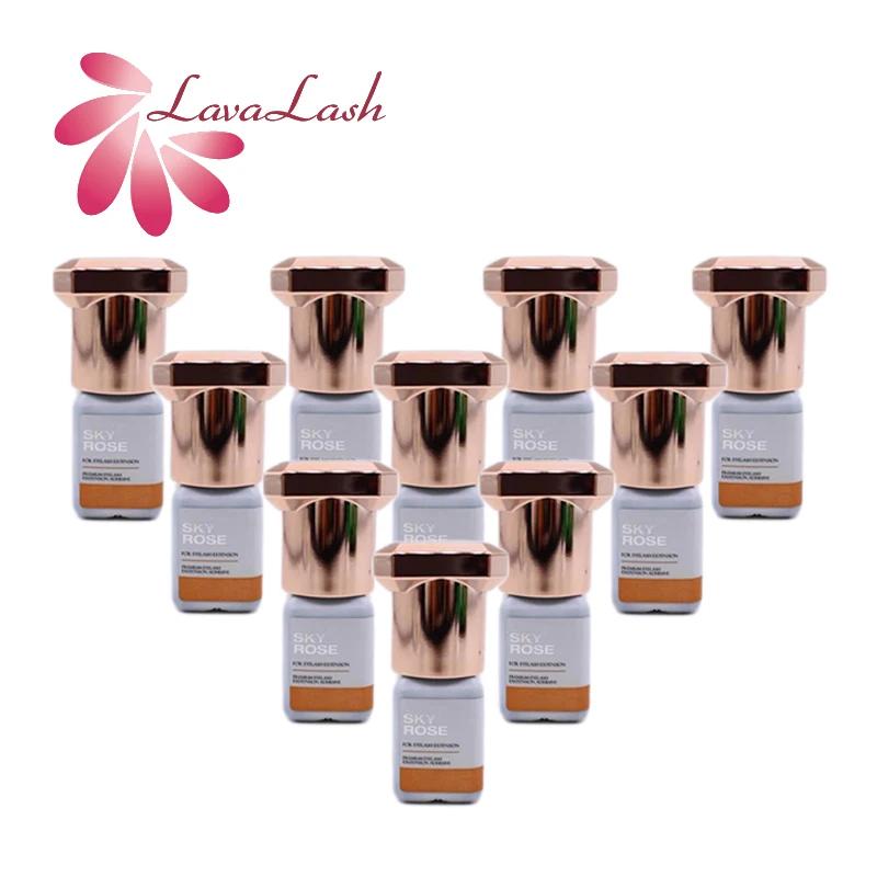 5 bouteilles SKY Rose colle Extensions de cils 1s séchage rapide corée ciel colle 5ml faux cils coll