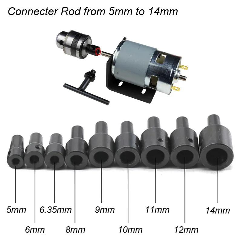 Mini mandrin de perceuse électrique 1.5-10mm, montage B12, tige de connecteur conique, mandrin d'arb