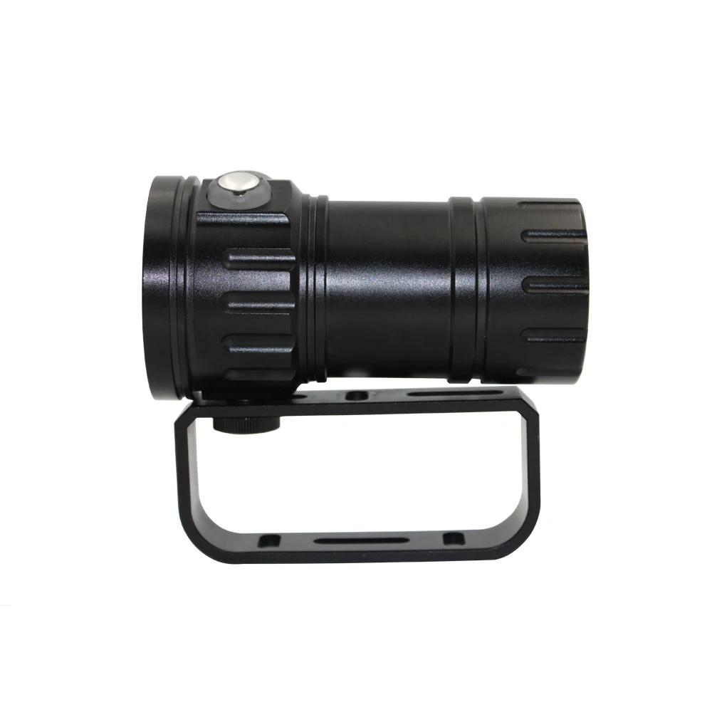 Lampe de poche de plongée sous-marine LED, lumière bleue, blanche, rouge, caméra vidéo de photograph
