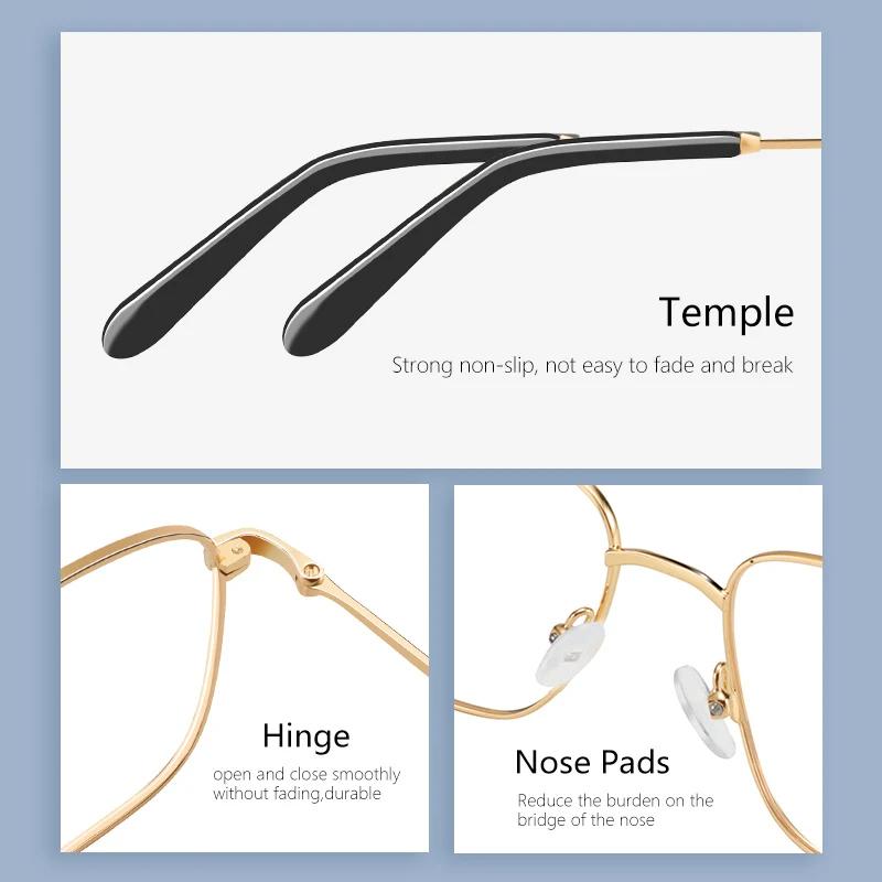 ZENOTTIC carré lunettes de Prescription hommes mode myopie lunettes progressives femmes optique Anti