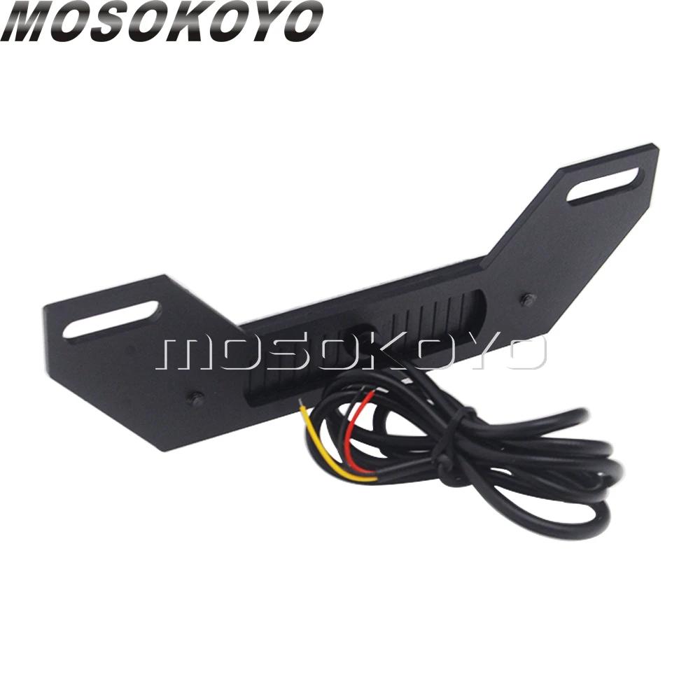 Feu arrière de moto universel LED B6, plaque d'immatriculation, feu auxiliaire, Flash en rafale, feu