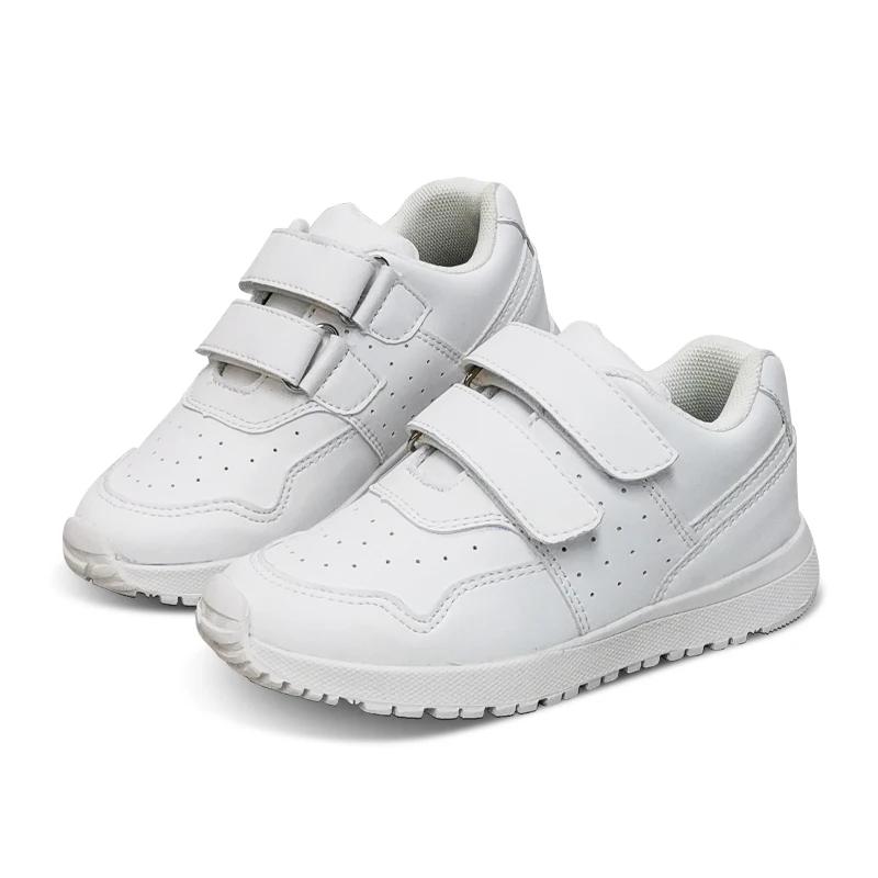 Uckland-Chaussures de course blanches pour enfants, baskets pour tout-petits, chaussures de bébé pou