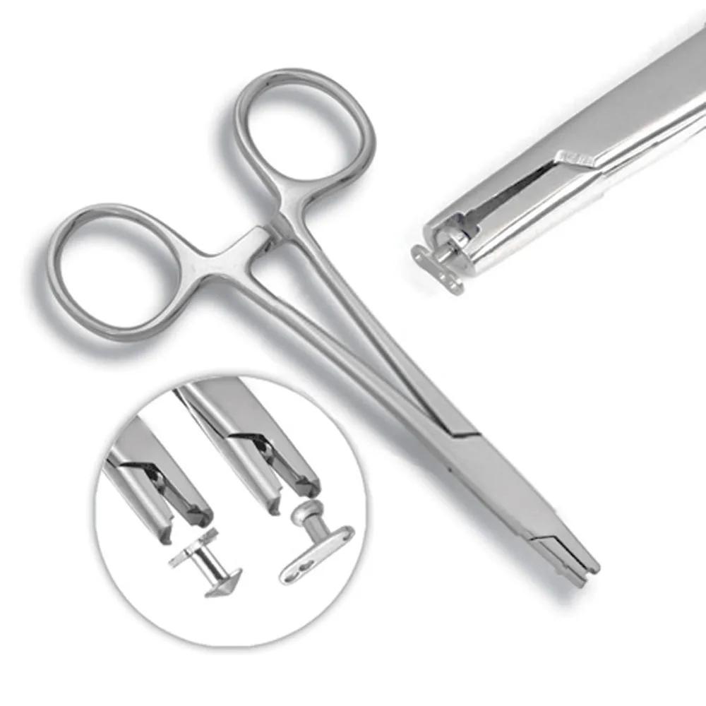 Ancre cutanée professionnelle en acier chirurgical, Tube de maintien, pince à disque cutané, équipem