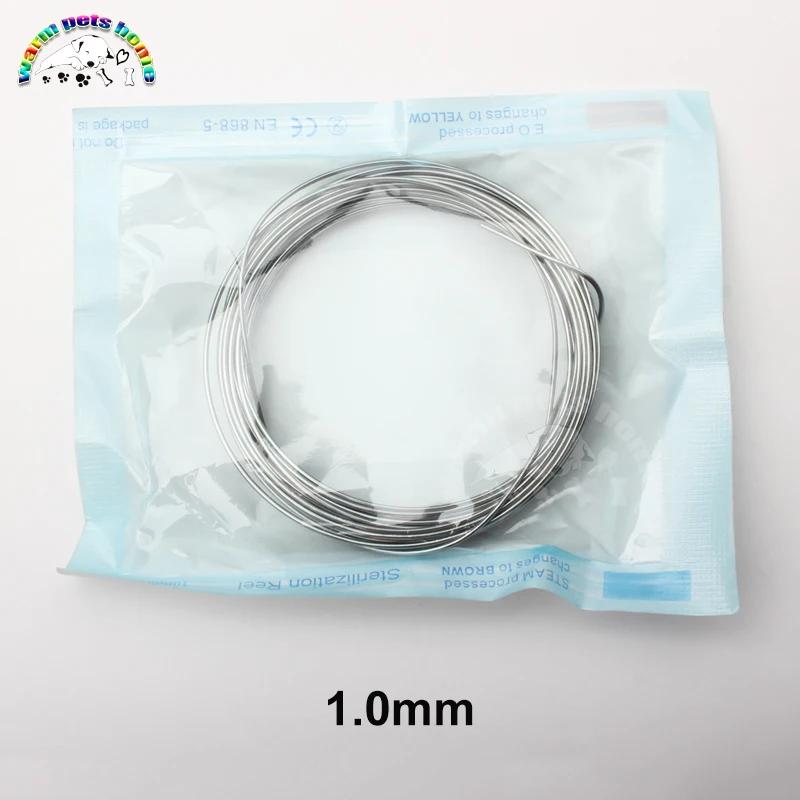 Fils orthopédiques en acier inoxydable médical, fil de cerclage 0.4-1.5mm, Instruments vétérinaires