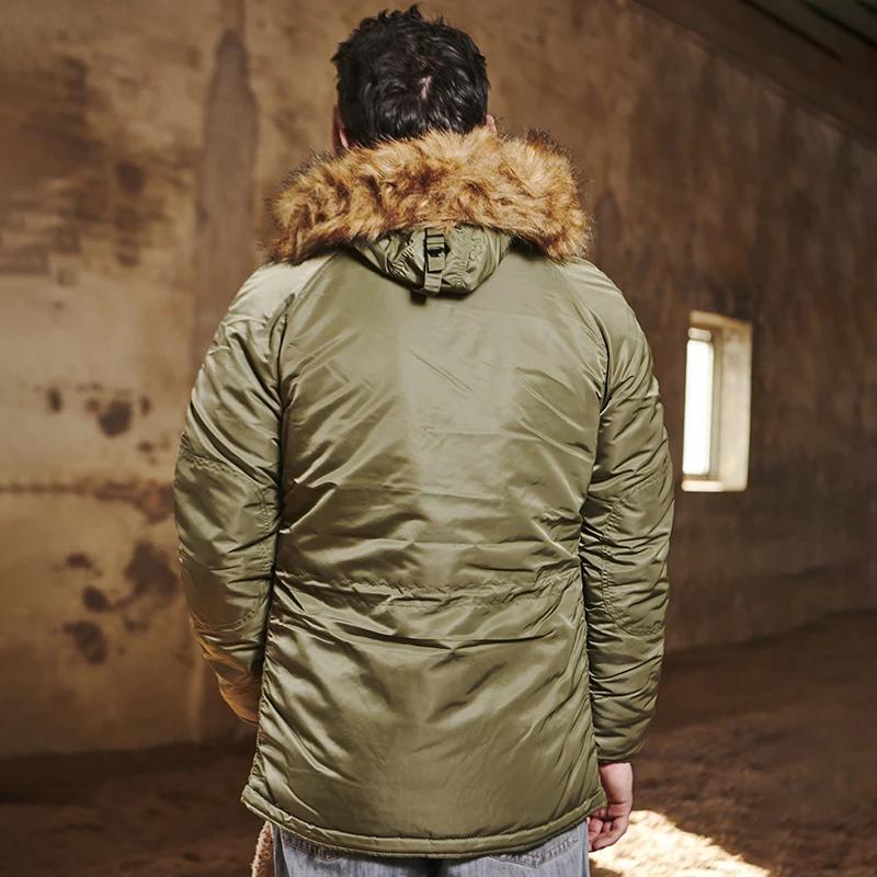 MGP Veste d'hiver standard pour homme, classique, parka pour temps froid extrême, imperméable, amovi
