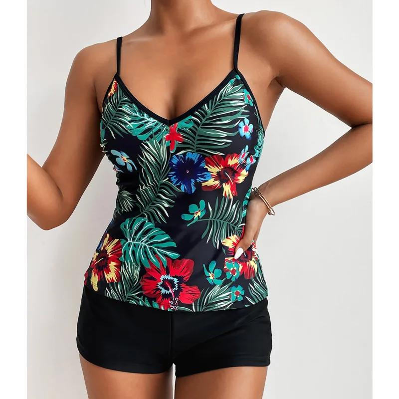Sexy grands maillots de bain grande taille Tankini ensembles maillot de bain pour femme vêtements de