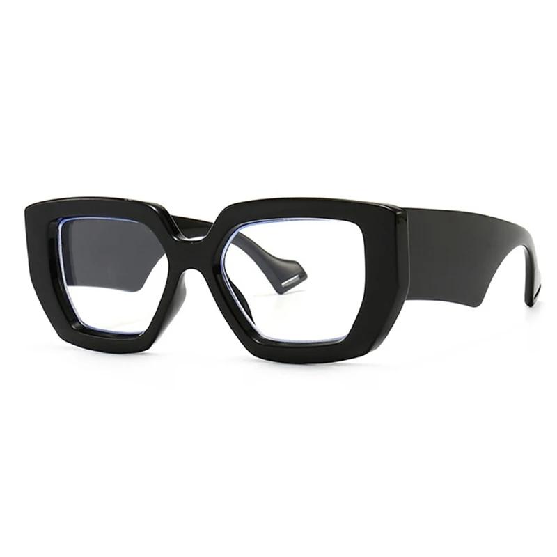 Marque Prescription lunettes de lecture cadre surdimensionné carré ordinateur Transparent femmes lun