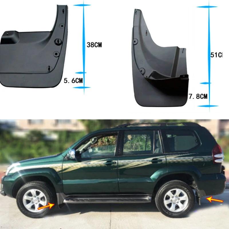 Garde-boue moulés pour Toyota Land Cruiser Prado FJ120 120 2003-2009, garde-boue avant ou arrière