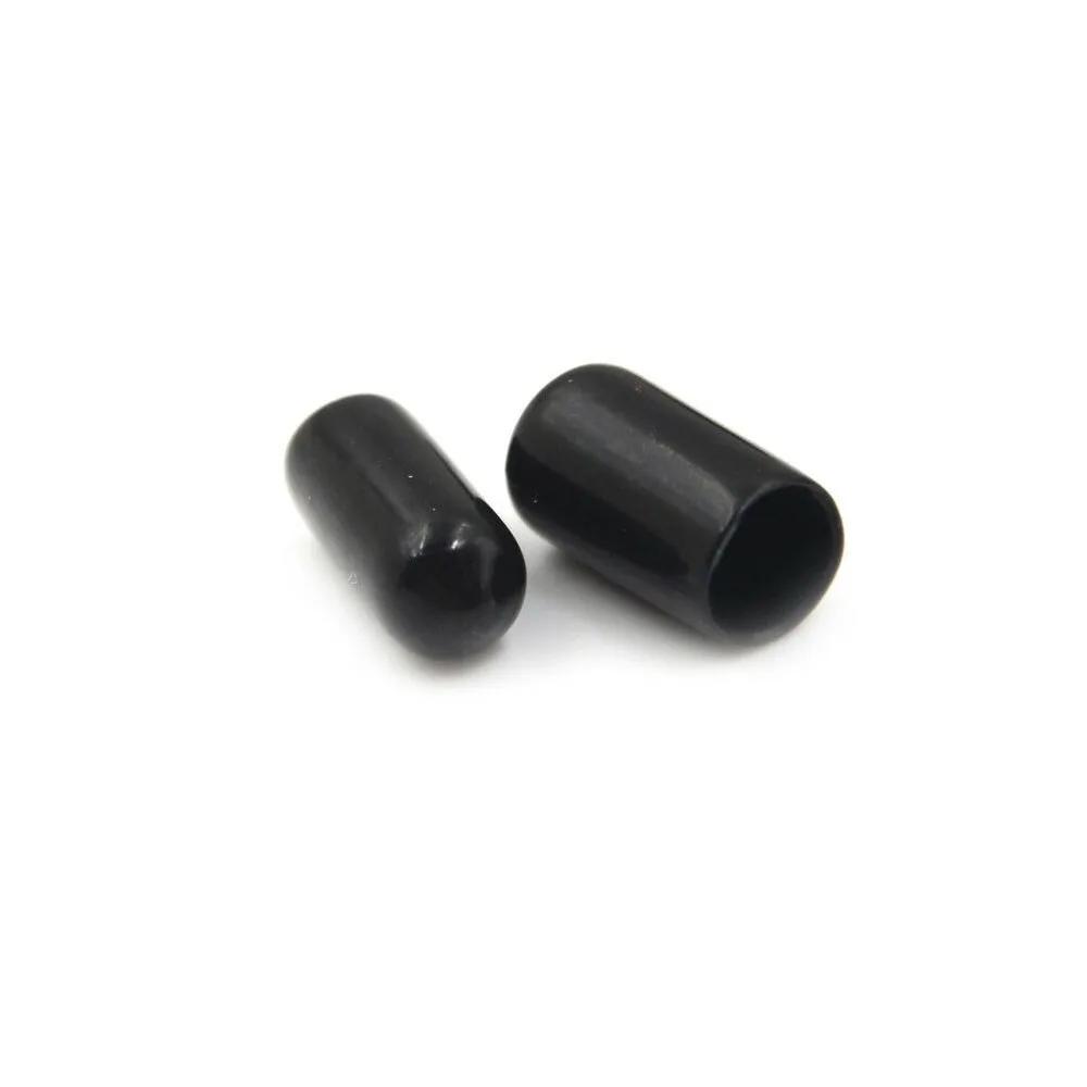 10/25/50pcs 3-25mm PVC vinyle caoutchouc embout rond bouchon fileté tuyau en acier tuyau en plastiqu