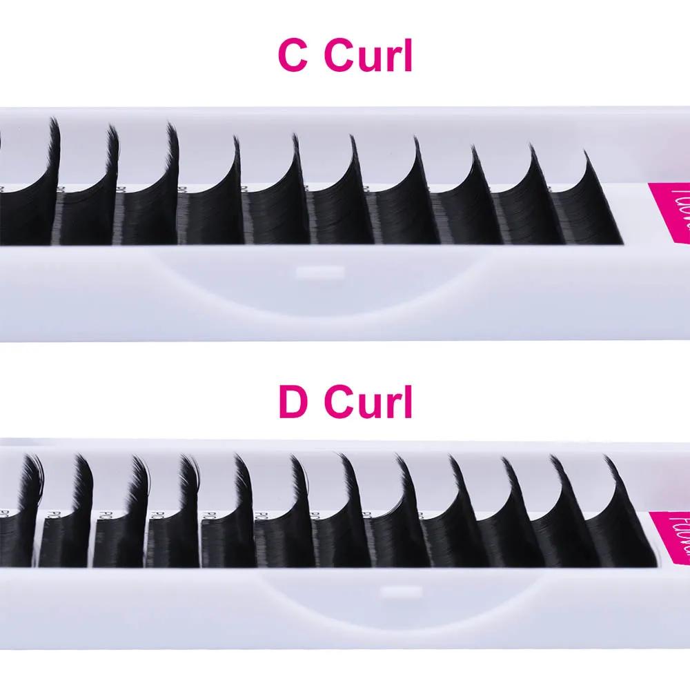 5 étuis/Lot facile ventilateur cils floraison Faux vison cils Fadvan Auto-ventilateur Extension de c
