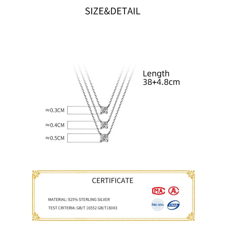 La Monada-Collier Minimaliste en Argent Fin 4.8 pour Femme, Bijoux de Cou à la Mode, Pmot925, 38 + 9