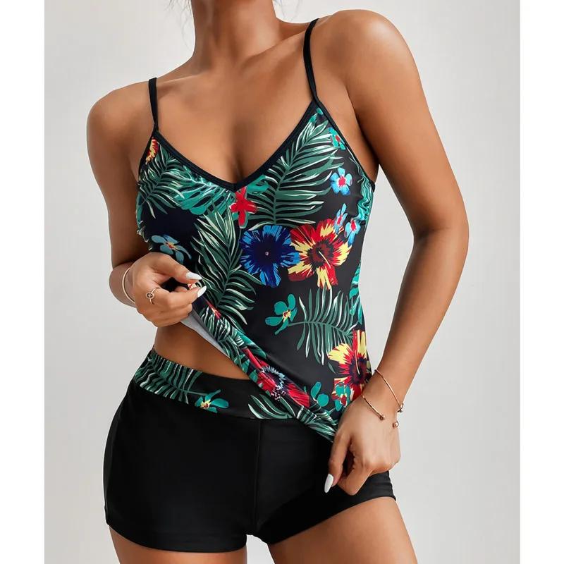 Sexy grands maillots de bain grande taille Tankini ensembles maillot de bain pour femme vêtements de