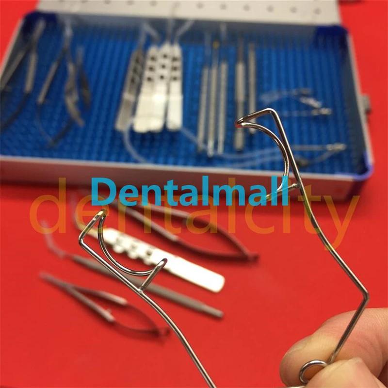 Instruments de micro-proporavec étui, 21 pièces/ensemble, générateurs de cataracte oculaire, micro d