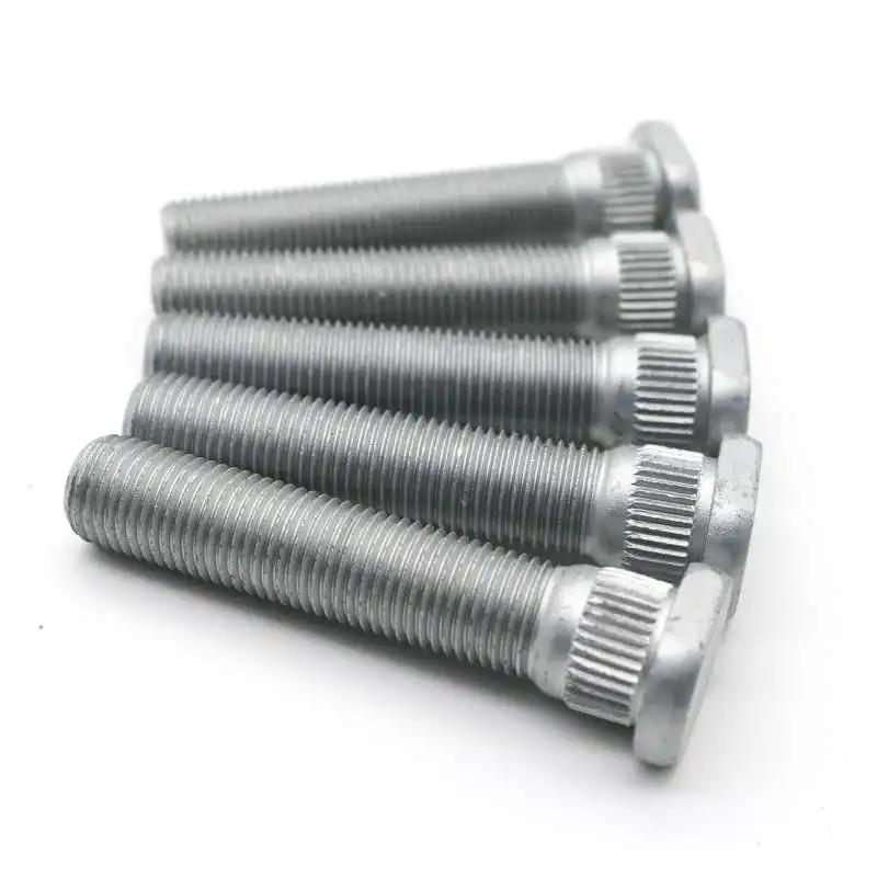 5 vis cannelées forgées de 14MM pour Toyota, Nissan, Mitsubishi, Subaru, M12 x 12.9/M12 x 1.5, 1.25