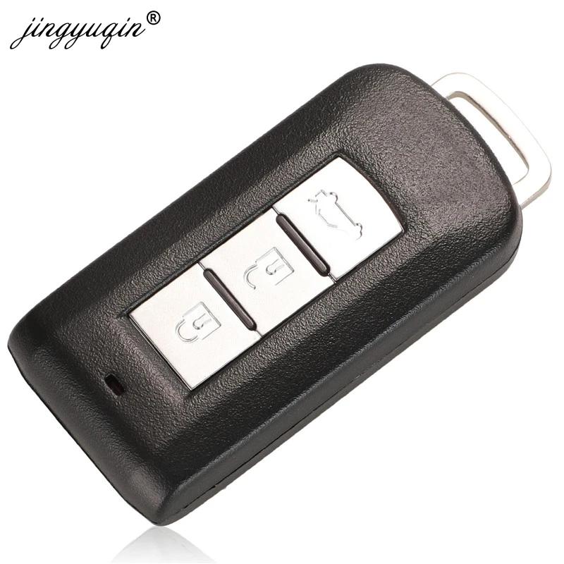 Jingyuqin 3 boutons Smart télécommande clé Fob FSK 433MHz ID46 ID47 puce pour Mitsubishi Lancer Outl