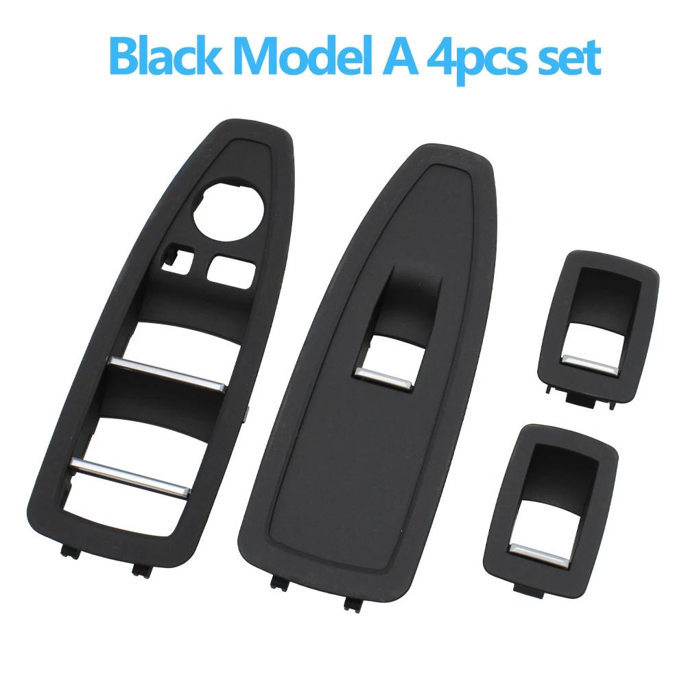 Garniture de couvercle de commutateur de lève-vitre de porte intérieure de voiture LHD RHD, pour BMW