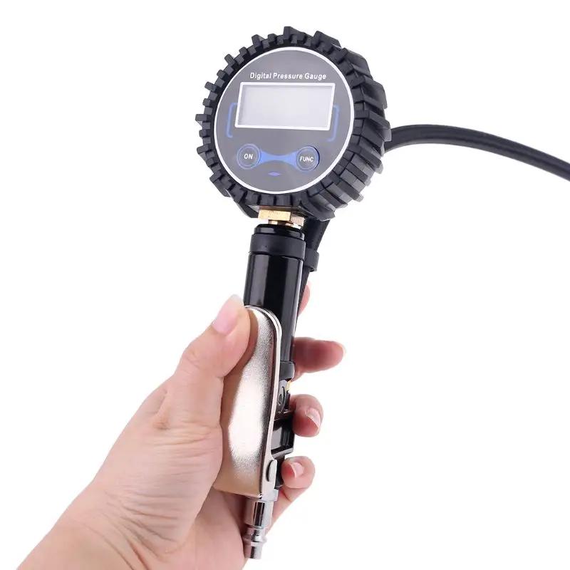 Gonfleur numérique de pneus avec manomètre, pistolet de gonflage automatique pour pneus lourds, 0-20