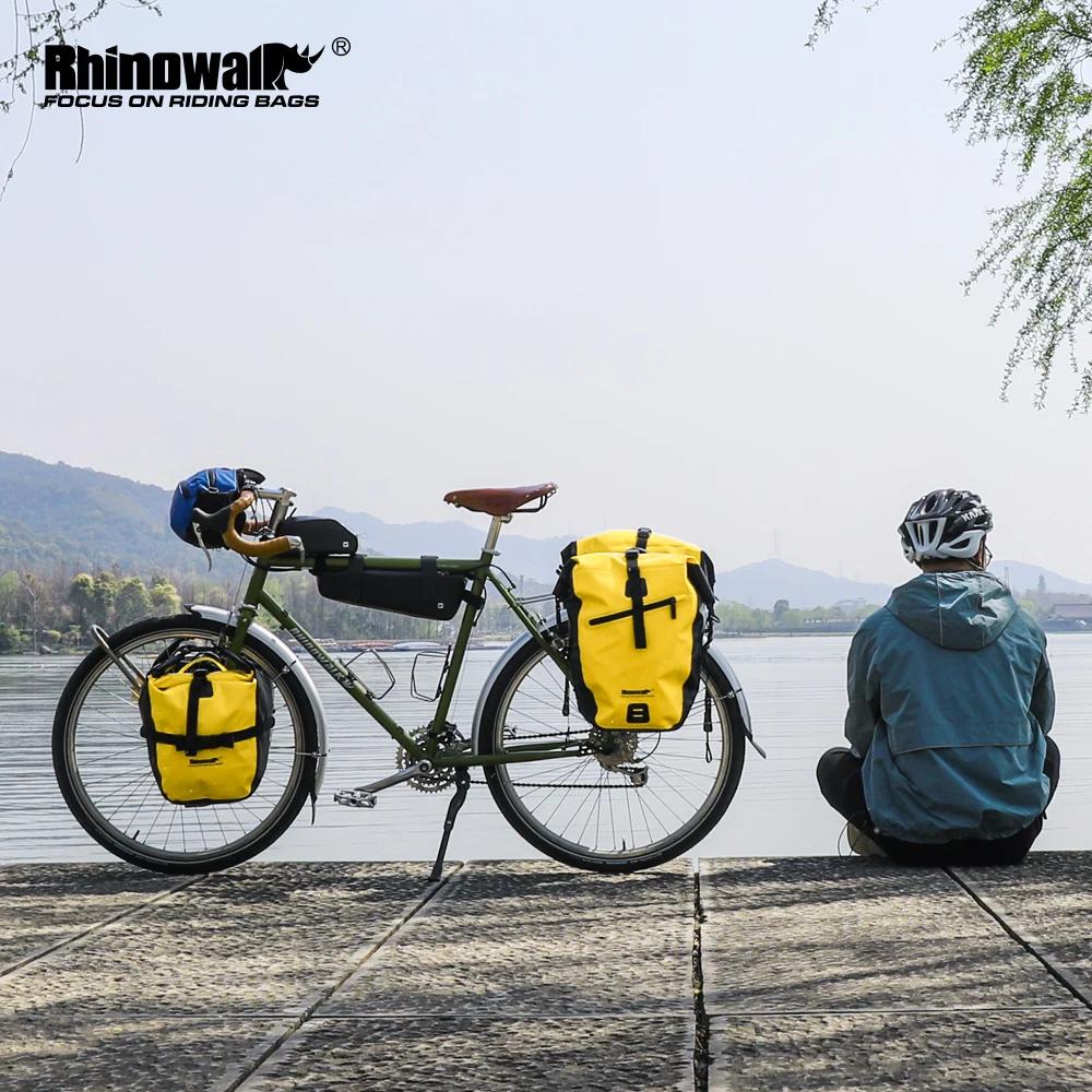 Bal inowalk-Ensemble de sacs de vélo pour voyage longue distance, sac de vélo étanche, sacoche de gu