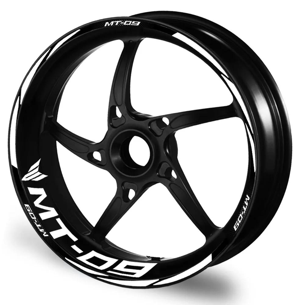 Autocollant réfléchissant pour roue de moto MT-09 MT09 MT 09, bande à rayures pour jante de course, 