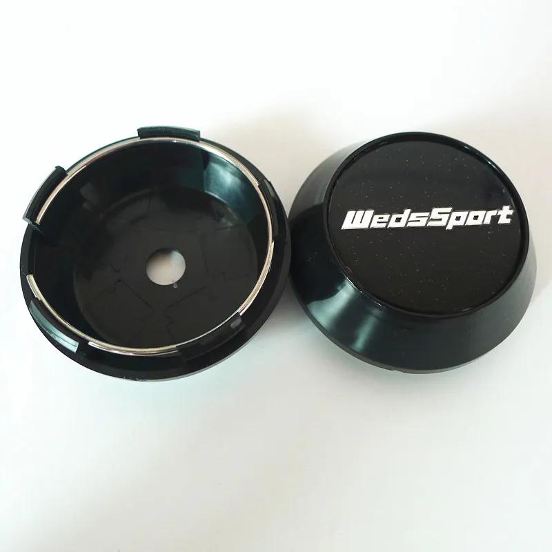 Centre de roue WedsSport 65mm, 4 pièces, capuchons de moyeu, Logo de Sport, emblème, Badge, couvertu