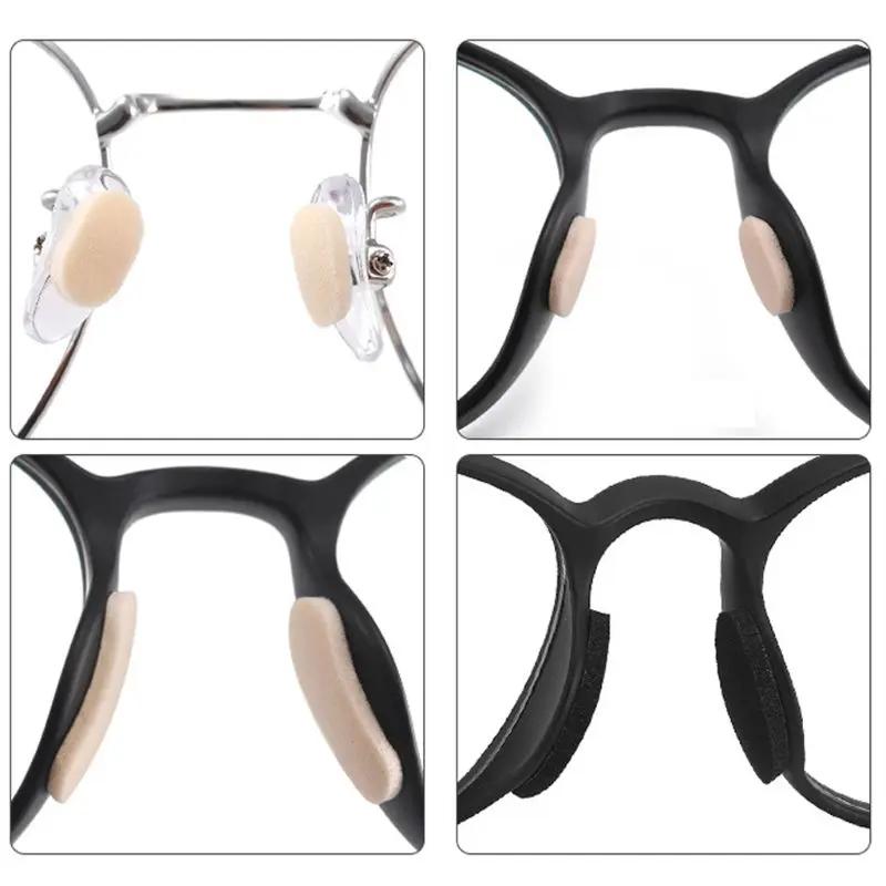 Plaquettes nasales en mousse souple autocollante EVA, pour lunettes, antidérapantes, sans maquillage