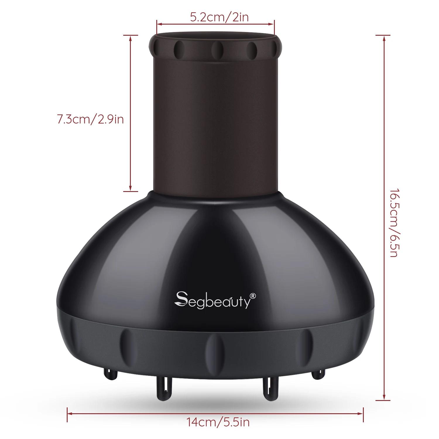 Segbeauty-Diffuseur amélioré pour sèche-cheveux, sèche-cheveux à coupe ondulée bouclée, diffuseur sa