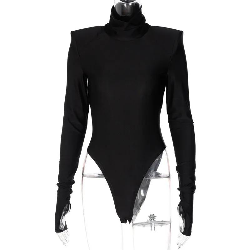 AHAgaga vêtements de détente à manches longues Fitness barboteuses femmes combinaisons Sexy bureau d