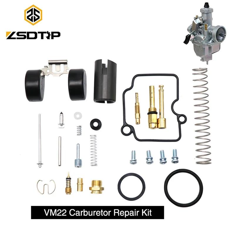 ZSDTRP Kits de réparation de carburateur de moto joint flotteurs Jets pour Mikuni VM22 pièce de carb