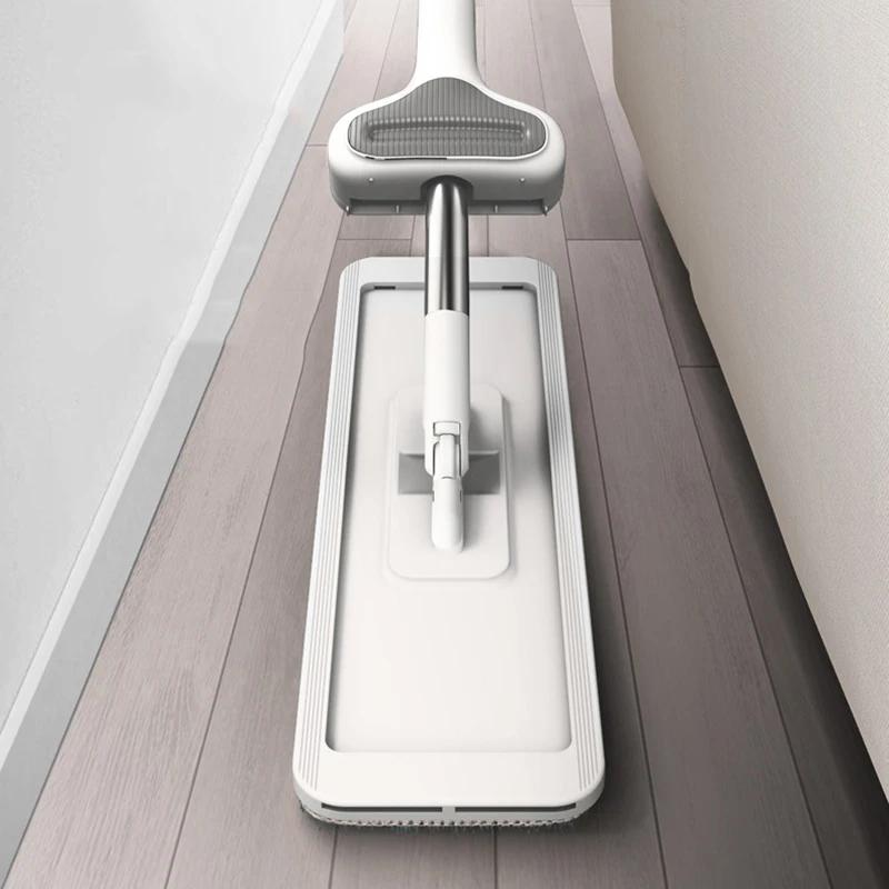 Mmagic – serpillière pour le lavage des sols, nettoyage de la serpillière à rotation plate, seau de 
