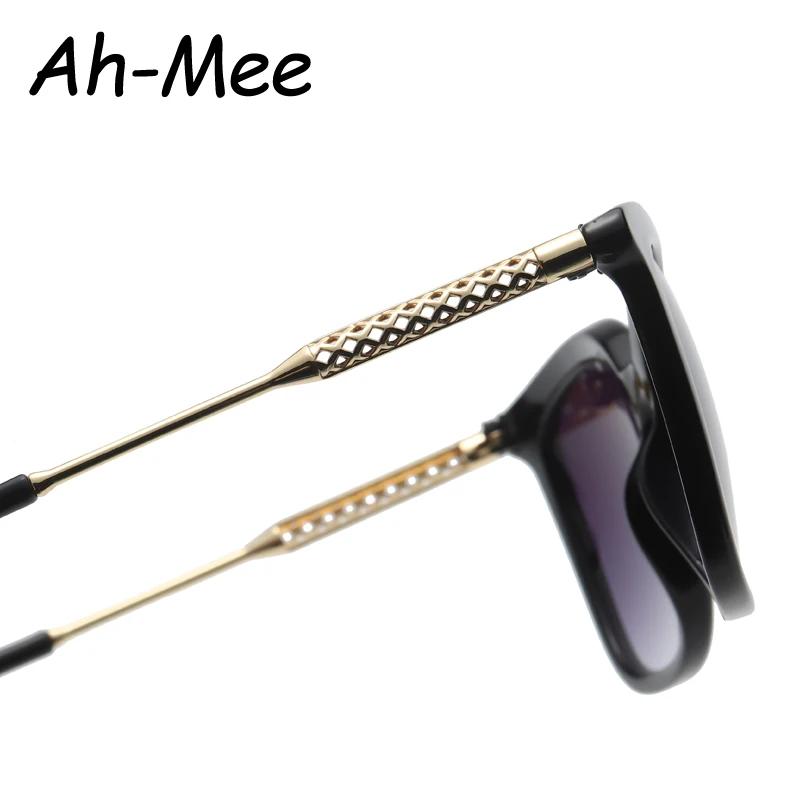Lunettes de soleil carrées classiques femmes hommes Vintage marque lunettes de soleil cadre en allia