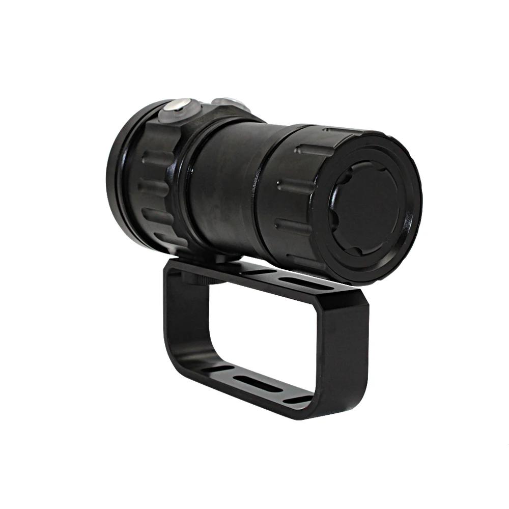 Lampe de poche de plongée sous-marine LED, lumière bleue, blanche, rouge, caméra vidéo de photograph