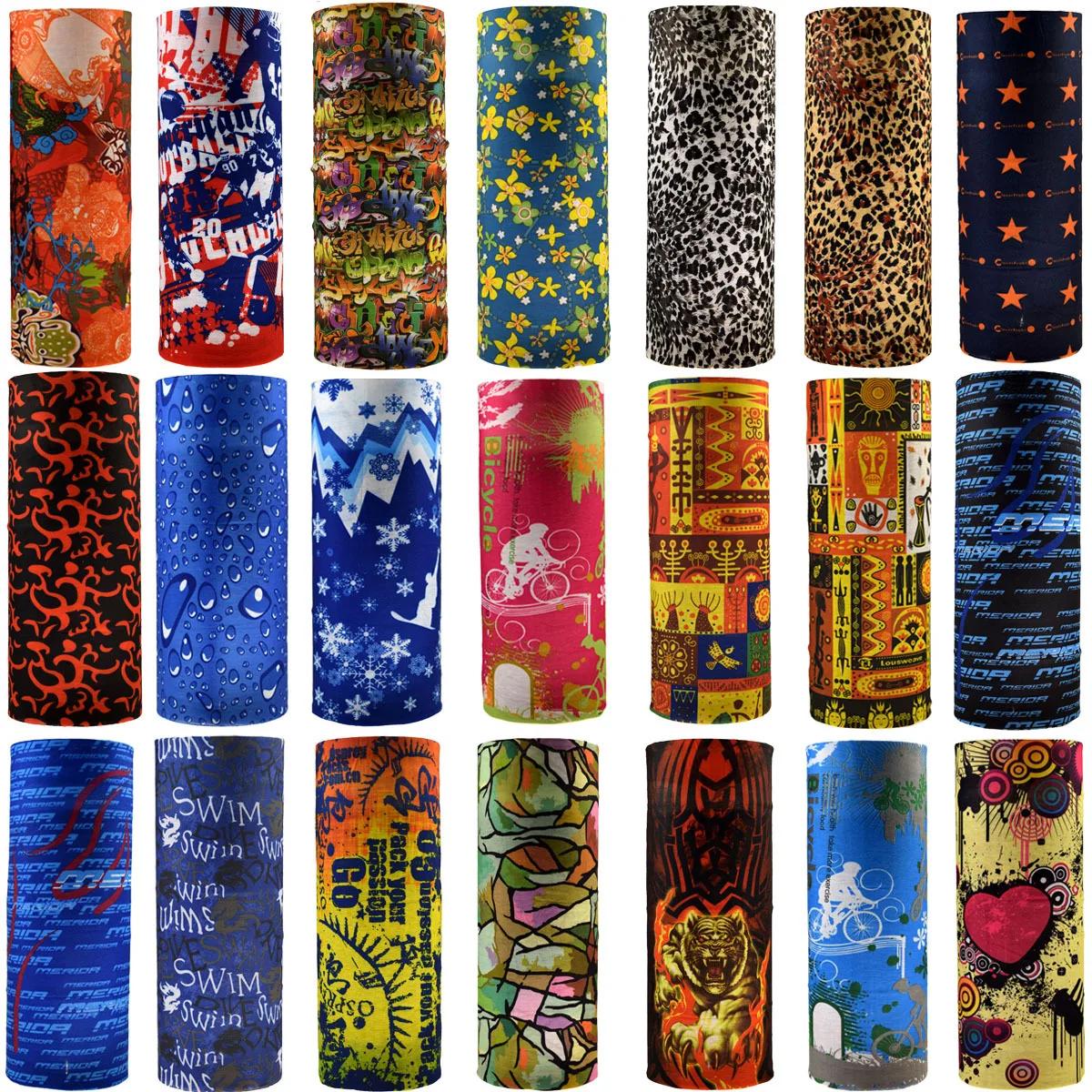 Hommes femmes coupe-vent bandeau Tube Bandana foulard en plein air cyclisme masque élastique sans co