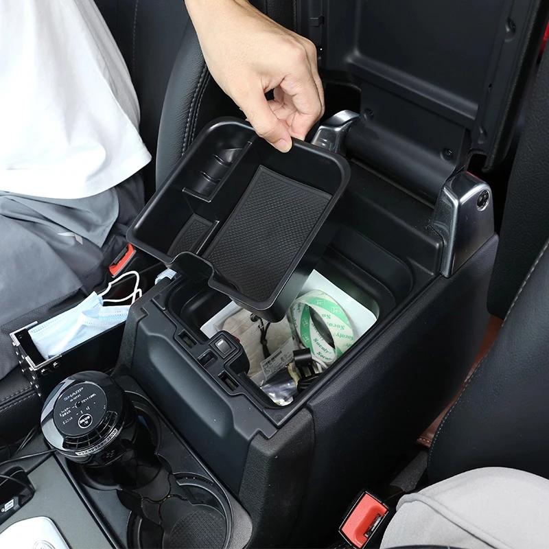 Accoudoir de Console centrale de voiture en plastique ABS, boîte de rangement pour Land Rover Discov