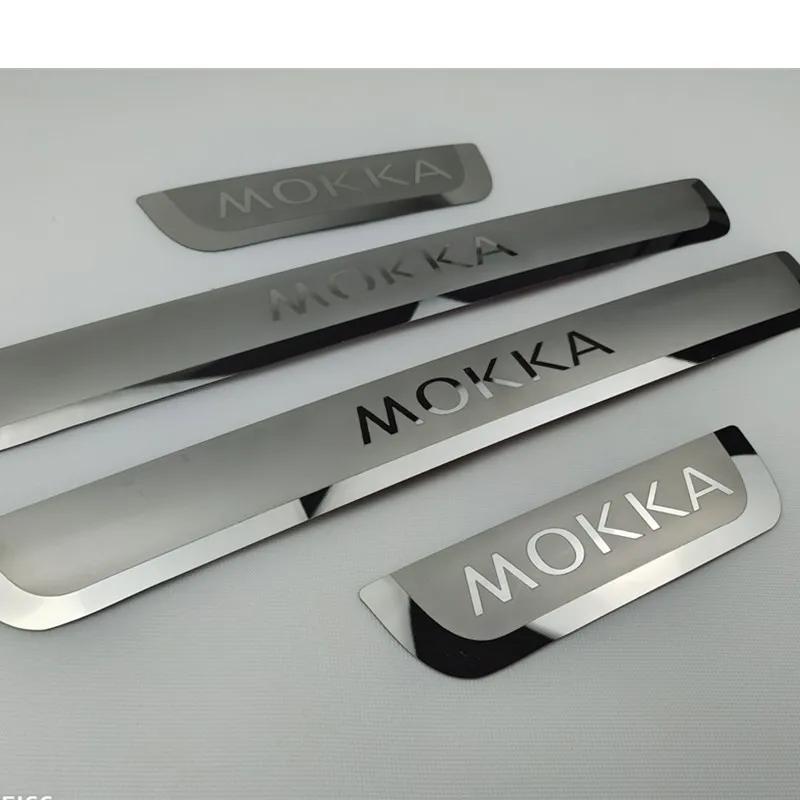 Plaque de seuil de porte pour Opel Mokka SachMokka X 2012-2020, protection de seuil, autocollant de 