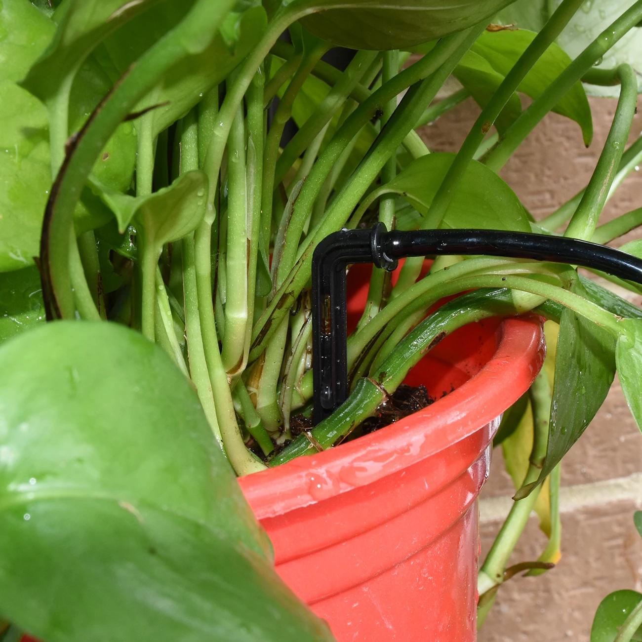 SPRYCLE-Micro système d'irrigation goutte-à-goutte avec connecteur 2 voies, tuyau en PVC, tube 140 e