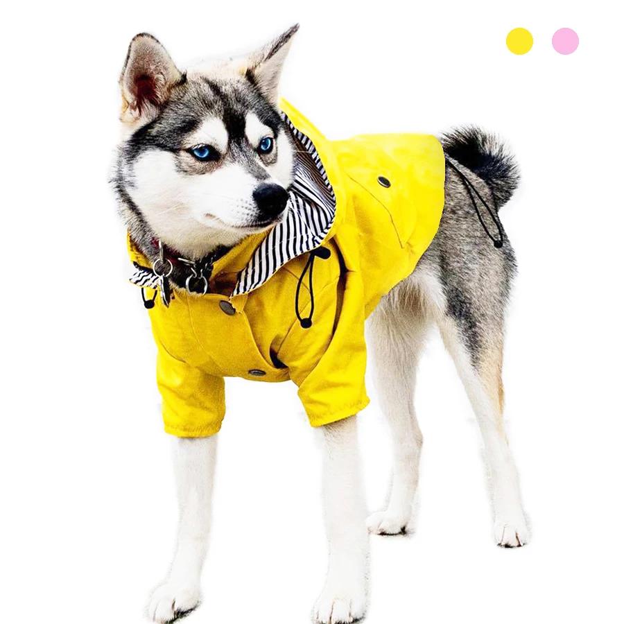 Manteau imperméable pour chien de compagnie, pour petits, moyens et grands chiens, veste coupe-vent,