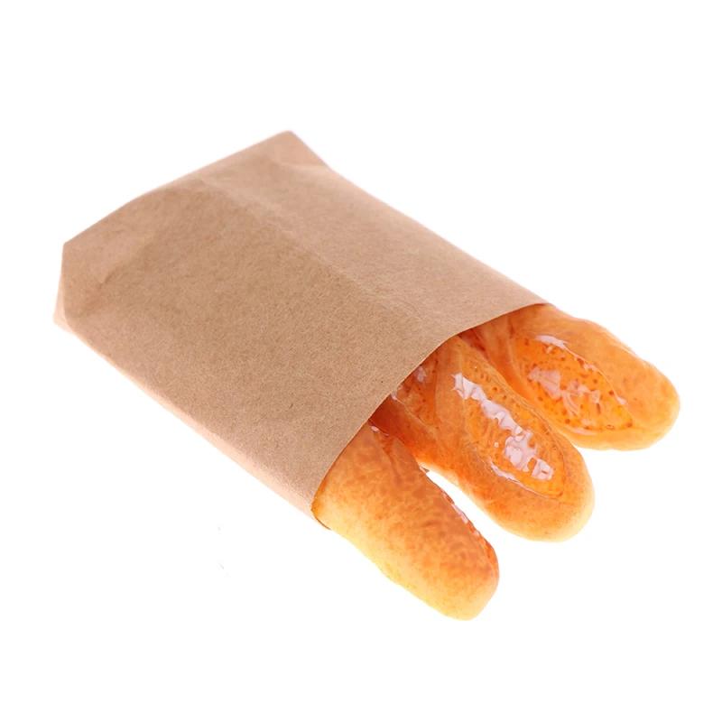 Faux Croissant Mini Food JxOrnement, Maison de courses miniatures, Meubles de décoration, Jouets de