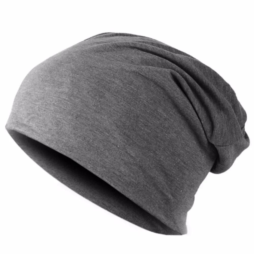 Nouveau couleur unie Baggy Slouchy bonnets chapeau pour homme mâle automne printemps Hip Hop doux or