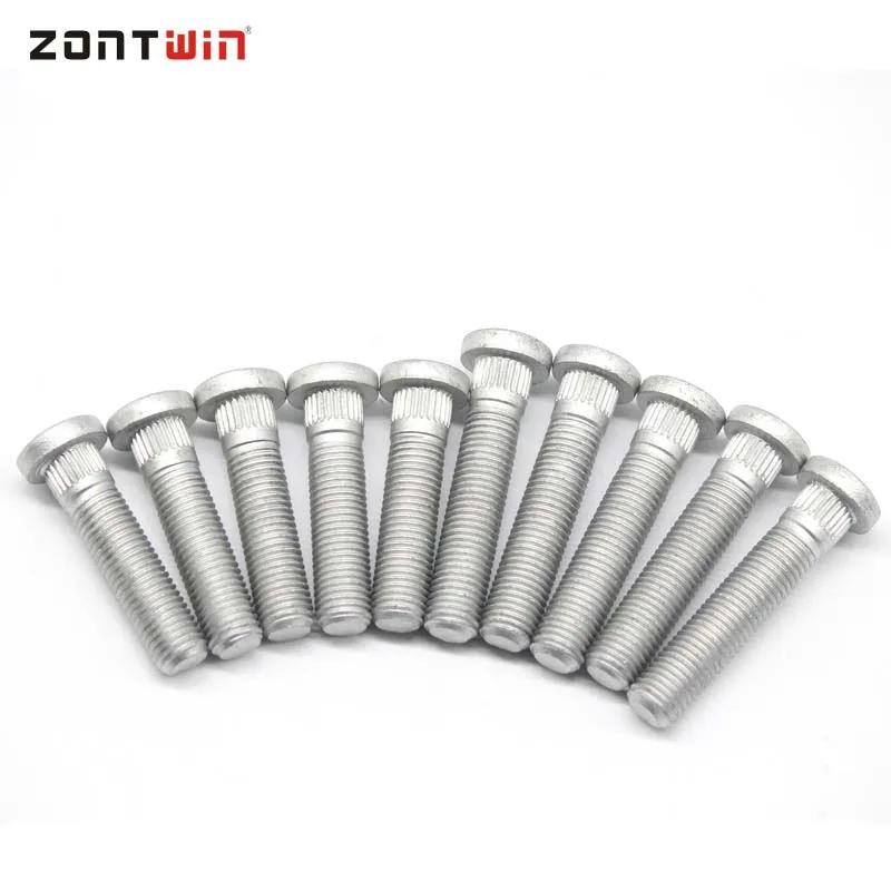 Boulons forgés de roue/boulons d'extension, diamètre cannelé 13MM, 5 pièces, M12 * 1.5,12*1.25, adap