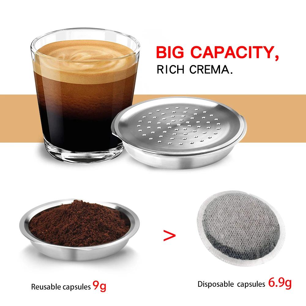 capsules senseo Capsules de café réutilisables en acier inoxydable 304, filtre adapté au système Sen