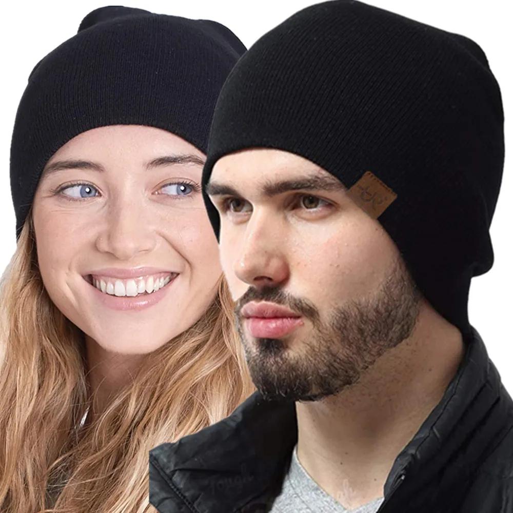 URSENTMAN-Bonnet doublé de fourrure pour hommes et femmes, chapeaux unisexes, chapeau de sport chaud