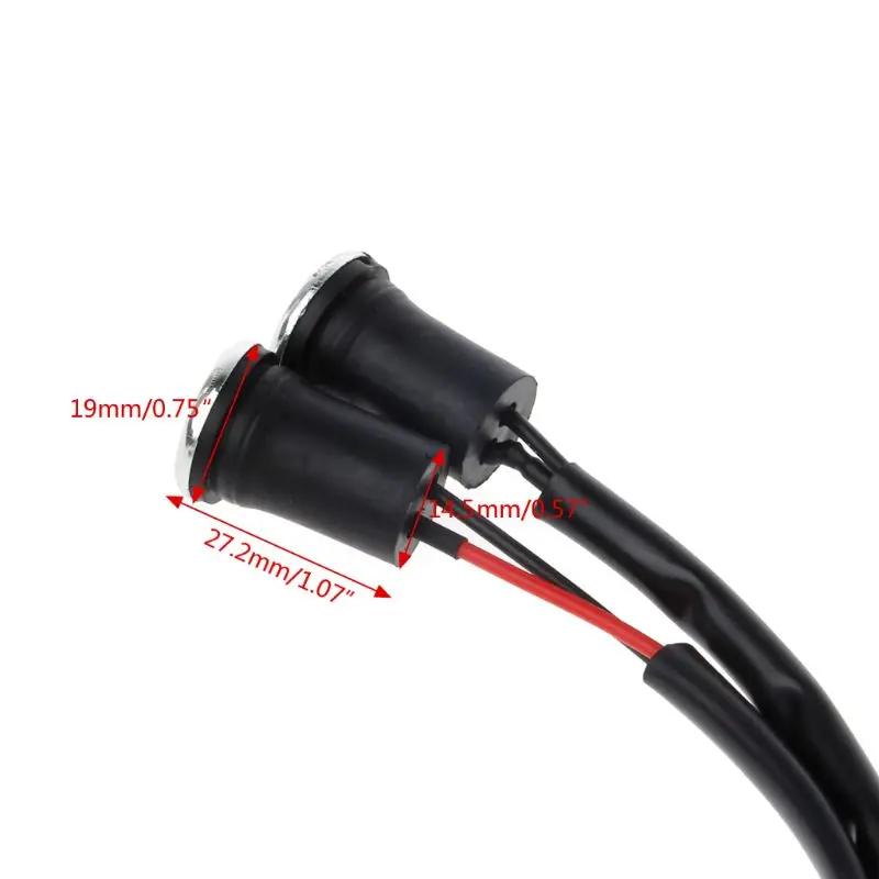 Indicateur lumineux de marche arrière pour moto, 2 pièces, N/R, pour ATV, 50cc, 110cc, 125cc, 150cc,