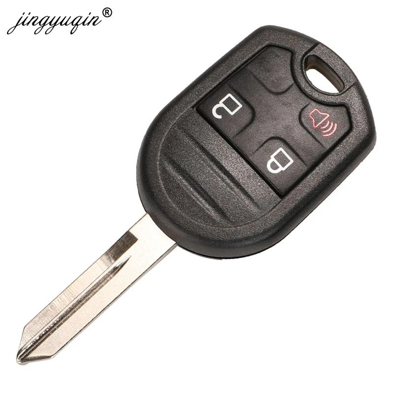 Jingyuqin-coque de clé 3/4/5 | 10 pièces, boutons à distance pour Ford Edge Explorer Ranger Windstar