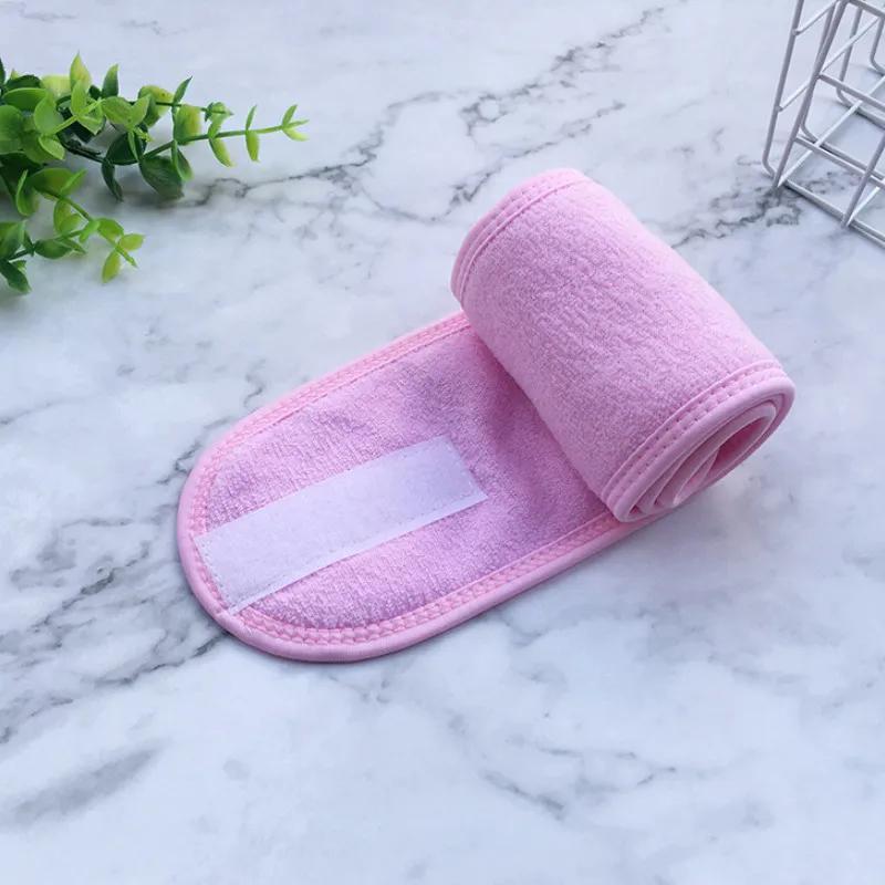 Bandes de tête réglables large bandeau Yoga Spa bain douche maquillage lavage visage bandeau cosméti