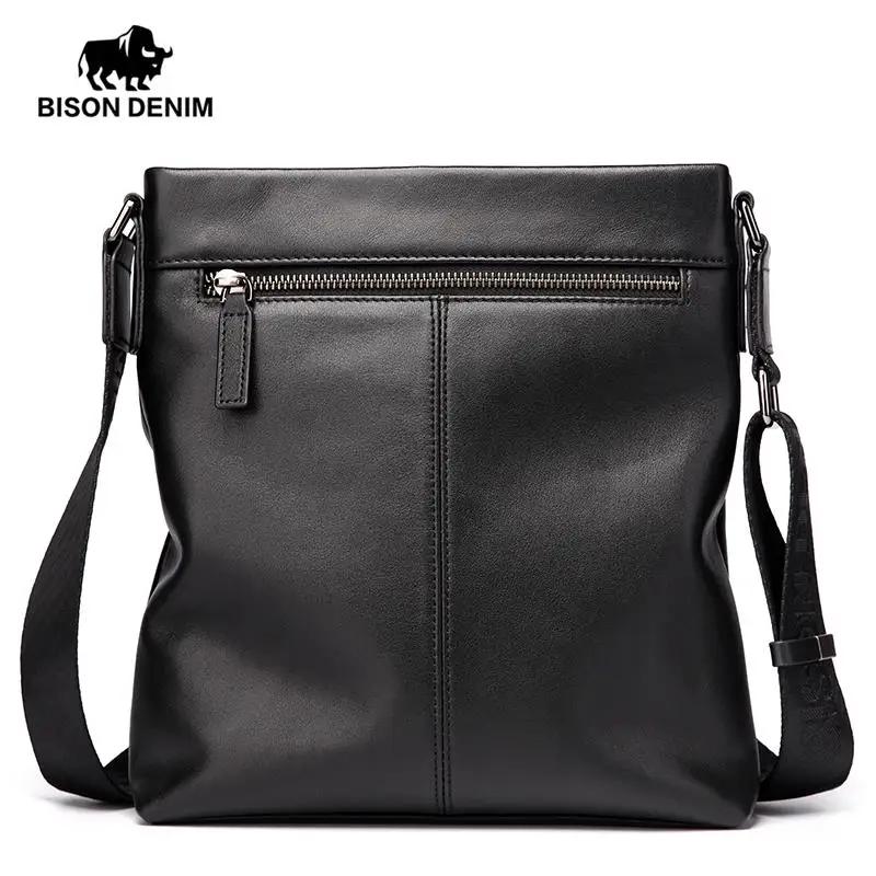 Bagressions DENIM-Sac à Bandoulière en Cuir group pour Homme, Sacs Messenger Décontractés, Cuir de V