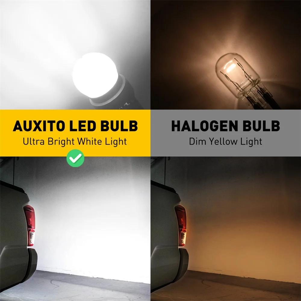 AUXITO 2 pièces T20 LED 7440 WY21W W21W ampoule LED 7443 W21/5W LED rouge blanc Super lumineux feu d